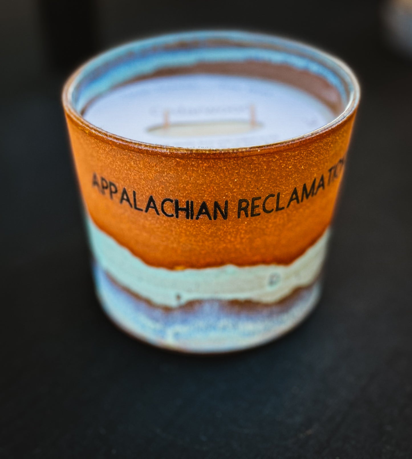 Handmade Pottery Mountain Candles