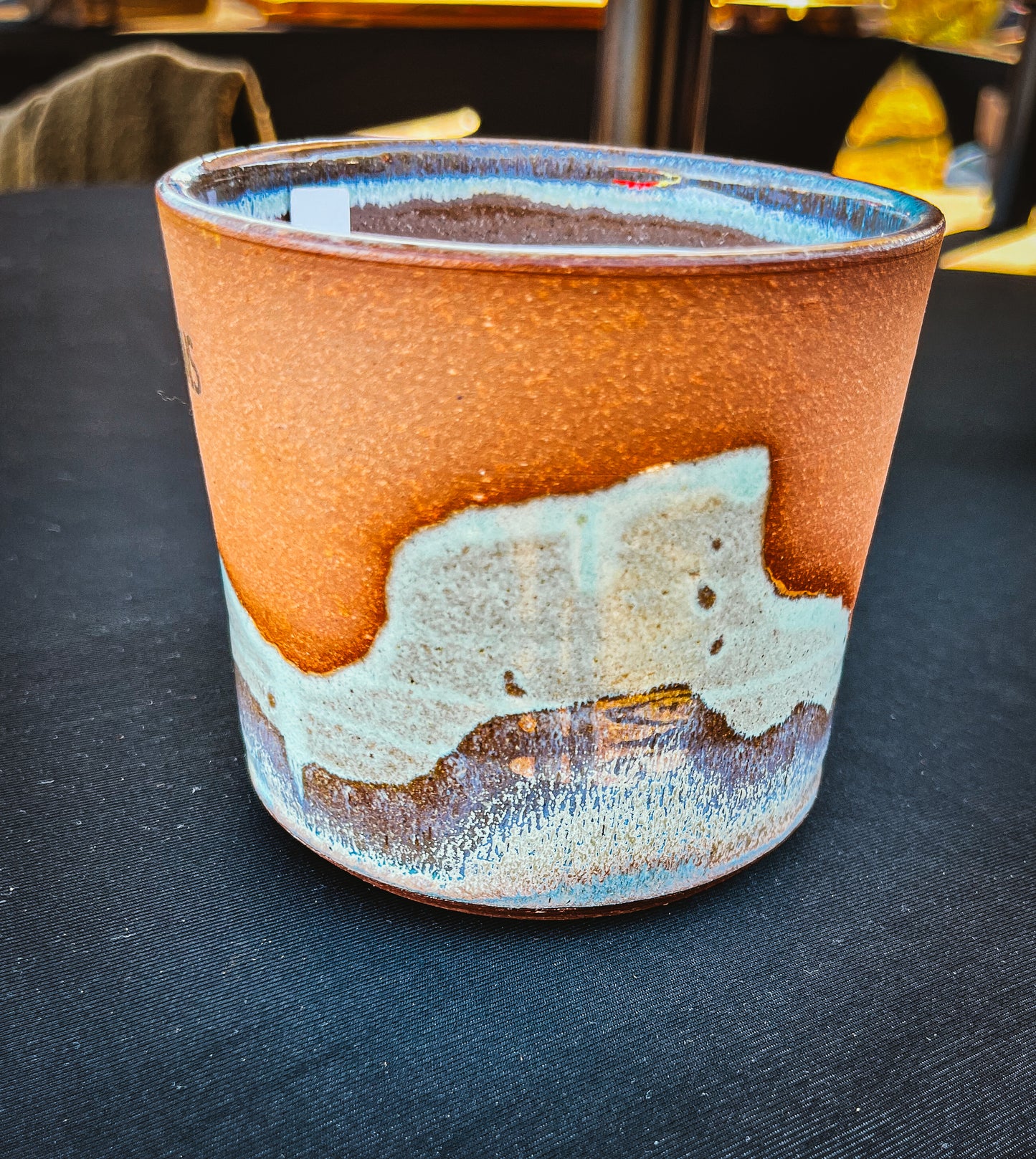 Handmade Pottery Mountain Candles