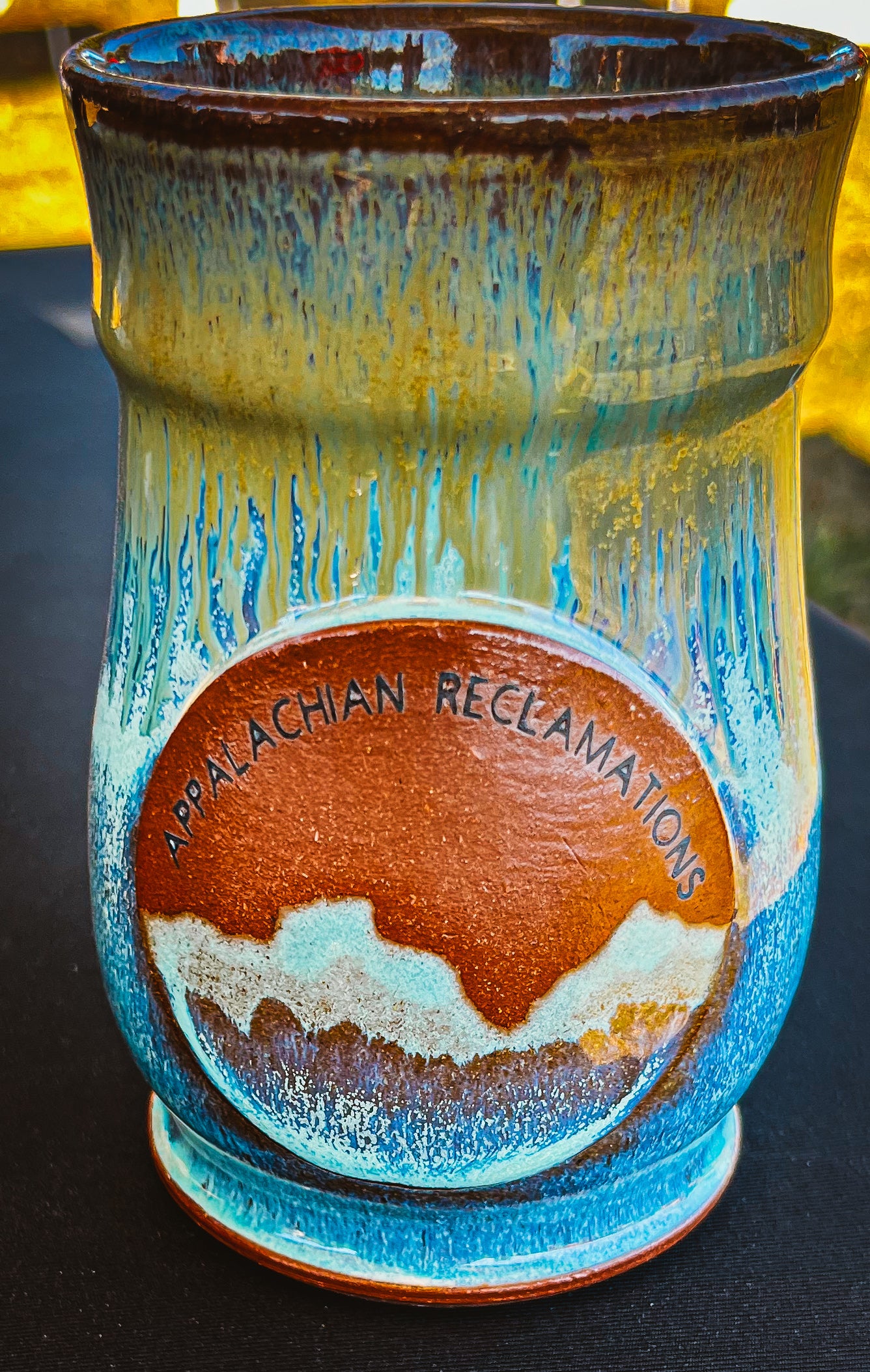 Handmade Pottery Mountain Mug